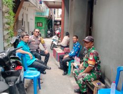 Bhabinkamtibmas dan Babinsa Bersatu! Patroli Amankan Kampung Rawa dari Kerawanan
