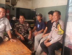 Sambang Warga, Bhabinkamtibmas Pasar Baru Sampaikan Himbauan Kamtibmas