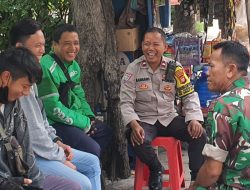 Cegah Premanisme, Polsek Sawah Besar Gencarkan Sambang Warga di Pasar Baru