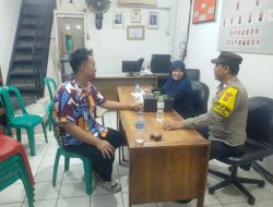 Bhabinkamtibmas Hadir Langsung, di Pos Sekretariat RW Cooling System Cegah Ancaman Keamanan