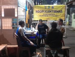 Ngopi Kamtibmas, Polisi dan Warga Bersatu Lawan Premanisme di Kemayoran
