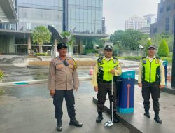 Sinergitas Bhabinkamtibmas Kebon Sirih Bersama Security MNC, Demi Keamanan Lingkungan