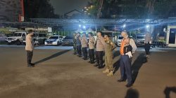 Polsek Metro Menteng Gelar Apel Malam Patroli Cipkon, Antisipasi Gangguan Kamtibmas dan Tawuran Warga