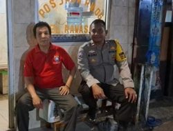 Polsek Cempaka Putih Sosialisasikan Nomor Darurat 110 dan Antisipasi Kejahatan di Poskamling Rawasari