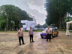 Pelayanan Dan Pengamanan Polri Dalam Kegiatan Olahraga Pagi Warga di Lapangan Banteng