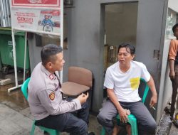 Unit Samapta Polsek Sawah Besar” Serap Aspirasi Warga dan Tekan Potensi Curanmor