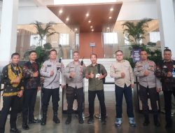 Kapolsubsektor Thamrin Pimpin Pengamanan Ibadah Minggu di Gedung Annex Building Menteng