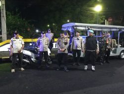 Antisipasi Gangguan Kamtibmas dan Aksi Balap Liar, Polsek Menteng Gelar Patroli Cipkon di Jalan Teuku Umar