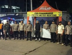 Patroli Cipkon Dinihari, Polsek Menteng Sisir Perbatasan Kwitang-Kalipasir Antisipasi Tawuran dan Curanmor