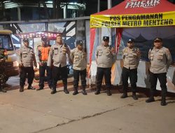 Patroli Dini Hari 3 Pilar Menteng, Antisipasi Tawuran Warga dan Curanmor di Perbatasan Kwitang-Kalipasir
