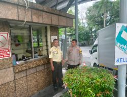 Sambangi Satpam Mitra Oasis, Sampaikan Imbauan Kamtibmas