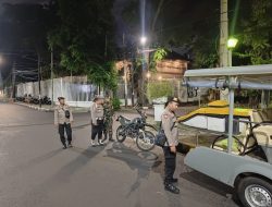 Tegas, Patroli Cipta Kondisi  Menteng Antisipasi Balap Liar Dan Gangguan Kamtibmas Di Jalan Teuku Umar