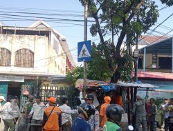 Operasi Rabu Tertib Digelar di Kampung Rawa, Bangunan Liar dan Kendaraan Liar Ditertibkan