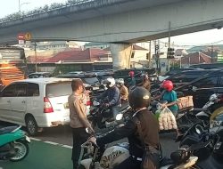 Kapolsubsektor Tanah Tinggi Tingkatkan Pengaturan Lalu Lintas dan Antisipasi Kejahatan 3C di Jalan Letjend Suprapto
