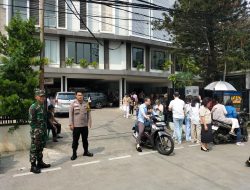 Pengamanan Kebaktian Kenaikan Isa Almasih di Gereja GKJ Kartini Jakarta Pusat Berjalan Aman