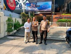 Giat Pengamanan Ibadah Kebaktian Misa Isa Almasih di Gereja Bethel Indonesia Jalan Wahid Hasyim No. 67, Gondangdia Menteng