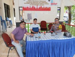 Koordinasi Kamtibmas Bhabinkamtibmas Kampung Rawa, Ciptakan Wilayah Aman Saat Libur Bersama