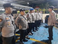 Cuaca Tak Menghalangi Semangat, Polsek Metro Menteng Gelar Apel Cipkon Antisipasi Gangguan Kamtibmas dan Tawuran
