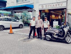 Patroli Dialogis Polsek Sawah Besar Cegah Curanmor di Pasar Baru