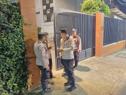 Patroli Cipta Kondisi Polsek Menteng Antisipasi Kejahatan Jalanan di Depan Gereja Loyola, Latuharhari