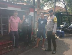 Patroli Humanis, Bhabinkamtibmas Johar Baru Sapa dan Dengarkan Aspirasi Warga
