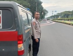 Benyamin Sueb Dijaga Ketat! Polisi Tancap Gas Lakukan Strong Point Pagi Antisipasi Curas & Curanmor