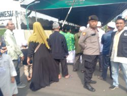 Polsek Senen Amankan Pengajian Rutin di Islamic Center Kwitang
