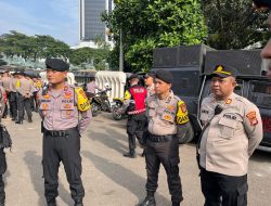 Pam Unras di Wilayah Polsek Gambir: BKO Utamakan Keselamatan dan Kenyamanan Masyarakat