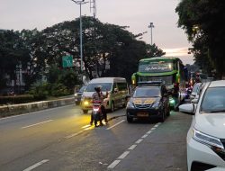 Pengawasan Titik Kumpul Aksi Nelayan Benih Bening Lobster di Masjid Istiqlal
