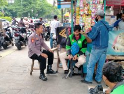 Unit Samapta Lakukan Sosialisasi kepada Ojek Online” Cegah Pencurian Motor