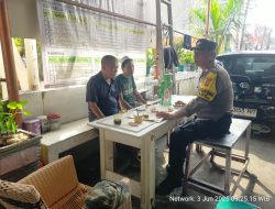 Bhabinkamtibmas Galur Sambangi Warganya, Tekankan Deteksi Dini Kamtibmas