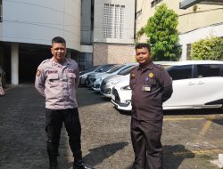 Unit Samapta Polsek Sawah Besar Siaga di Gereja GKI Samanhudi, Antisipasi Gangguan Kamtibmas