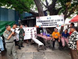 Polsek Sawah Besar Gelar Sosialisasi Bahaya Narkoba di Pemukiman Warga Pasar Baru