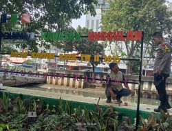 Polsek Sawah Besar Monitoring Penataan Kawasan Unggulan di Jl. Kartini Raya