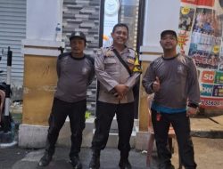Kontrol Satkamling RW 08, Bhabinkamtibmas Pegangsaan dan Warga Kompak Jaga Kondusifitas Wilayah