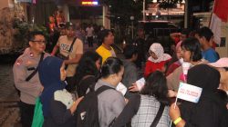 Polsek Kemayoran Kawal 1.500 Warga Antusias Hadiri Peringatan HUT Bhayangkara ke-79 di Silang Monas