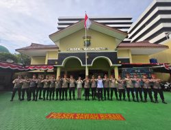 Jelang Hari Bhayangkara ke-79, Kapolsek Sawah Besar Pimpin Apel Tekankan Disiplin Dan Jaga Kesehatan