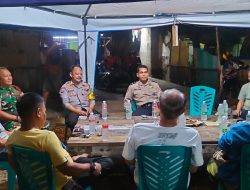 Sinergi Jaga Kamtibmas, Polsek Kemayoran dan Babinsa Sambangi Pos Satkamling di Utan Panjang
