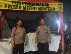 Antisipasi Tawuran dan Kejahatan Malam Hari, Polisi Laksanakan Patroli Rutin di Perbatasan Kalipasir Menteng
