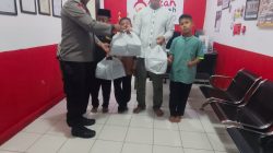 Polisi Berbagi Kebahagian Dengan Panti Asuhan Mizan Amanah Dalam Rangka HUT Bhayangkara Ke 79