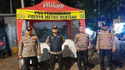 Pantau Perbatasan Kwitang-Kalipasir, Patroli Cipkon Menteng Antisipasi Kriminalitas dan Tawuran Warga