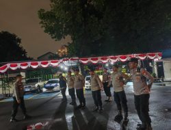 Polsek Metro Menteng Galakkan Apel Pengamanan Antisipasi Gangguan Kamtibmas dan Tawuran Warga
