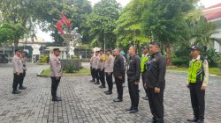 Polsek Johar Baru Siaga Penuh, Apel Kesiapan Digelar Jelang Aksi Unjuk Rasa di Kantor BPOM