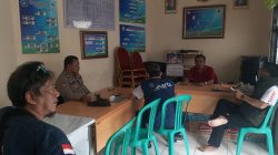 Bhabinkamtibmas Karang Anyar Sambangi Pengurus RW, Sampaikan Himbauan Kamtibmas