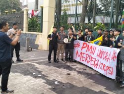 Aksi Damai PMII Univ Indraprastra PGRI JakSel Kantor Kemendikbud RI, Polisi Pastikan Situasi Kondusif