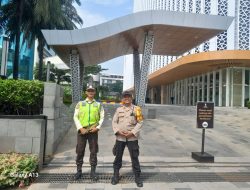 Bhabinkamtibmas Gambir perkuat pengamanan antisipasi aksi unjuk rasa di Gedung Danareksa