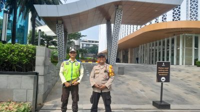 Bhabinkamtibmas Gambir perkuat pengamanan antisipasi aksi unjuk rasa di Gedung Danareksa