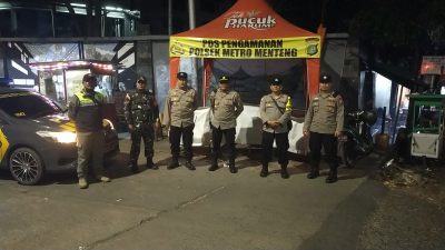 Perbatasan Kwitang – Kalipasir Dipastikan Aman Kondusif, Dengan Hadirnya Patroli Cipkon Menteng