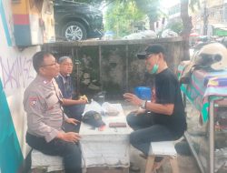 Dekat dengan Warga, Bhabinkamtibmas Aiptu Sunarto Sampaikan Pesan Damai di RW 06 Johar Baru