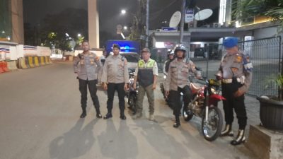 Perketat Pengamanan, 3 Pilar Menteng Sisir Jalan Tambak Antisipasi Tawuran dan Guankamtibmas